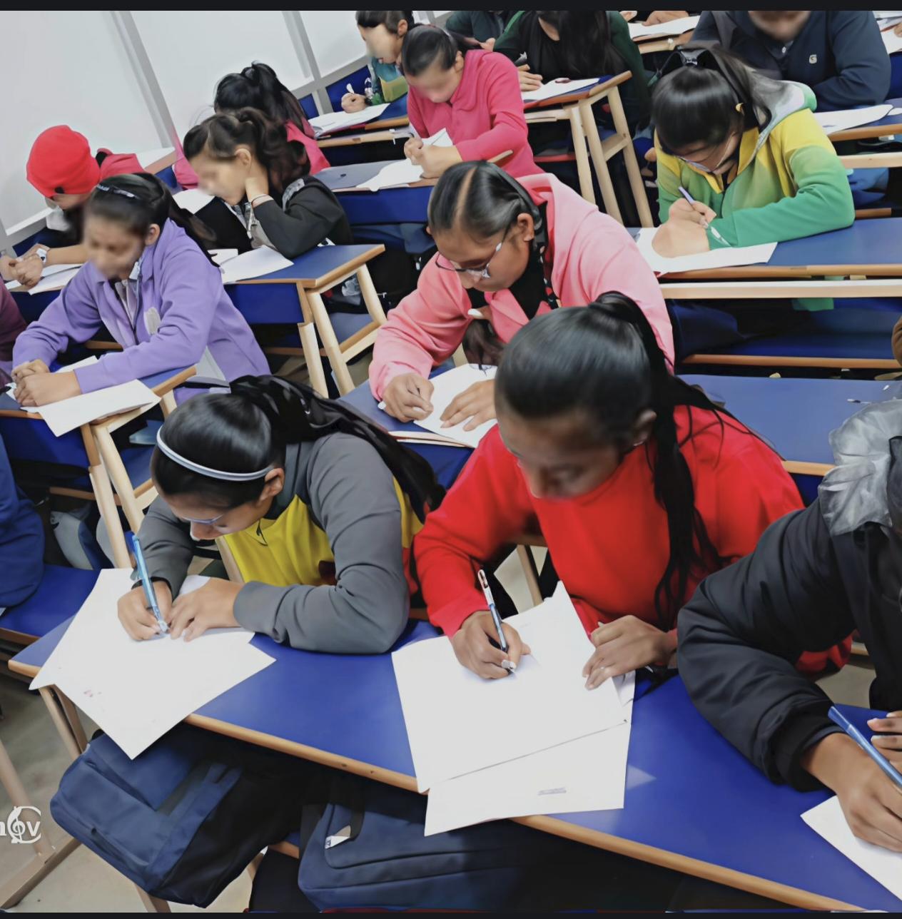 Students learning at SKY CLASSES